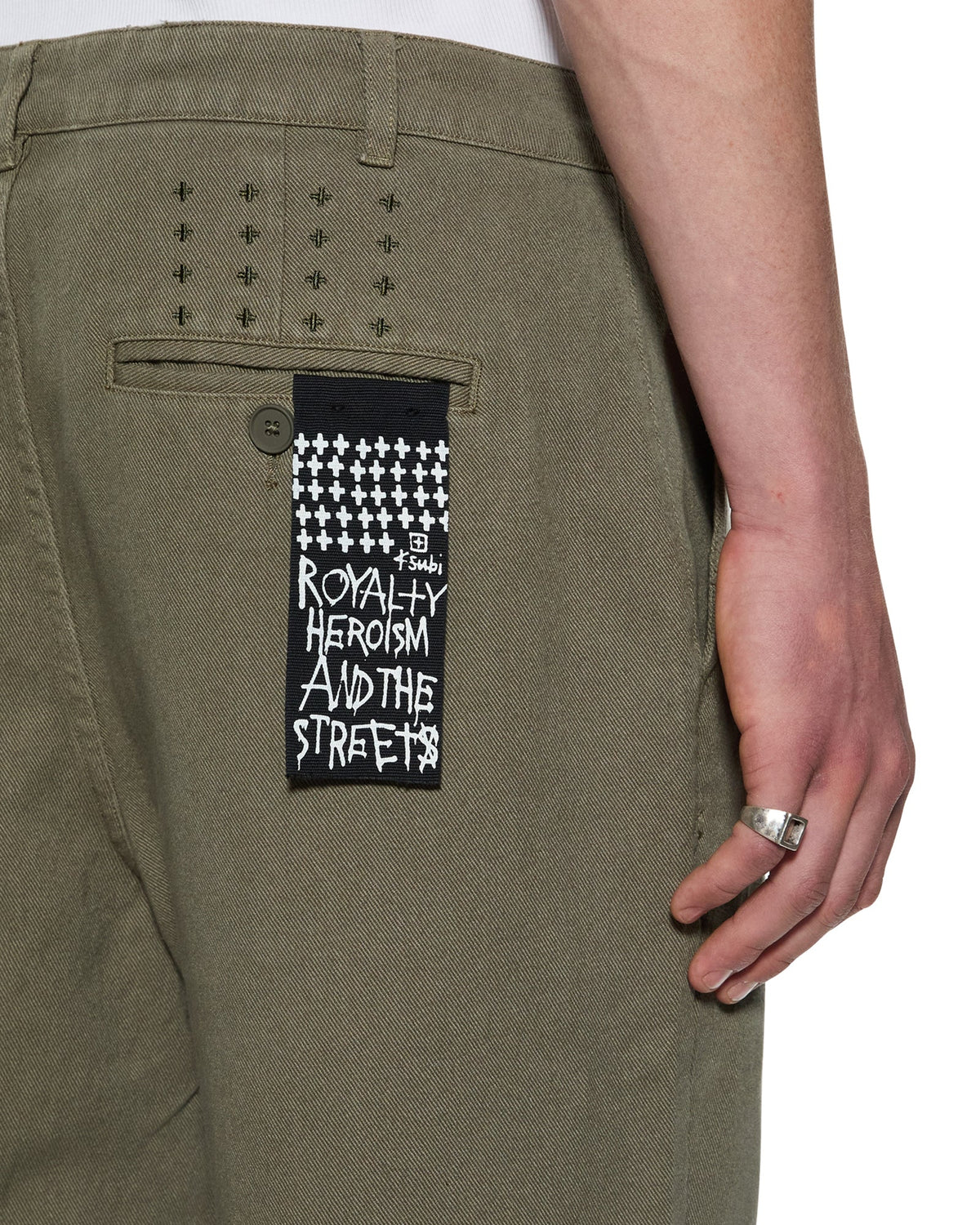Mens Rival Chino Trouser Khaki Straight Pants - Khaki