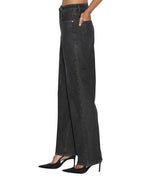 Womens Relax Jean Noir Relaxed Denim Jeans - Black