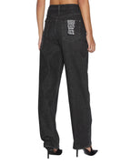 Womens Relax Jean Noir Relaxed Denim Jeans - Black