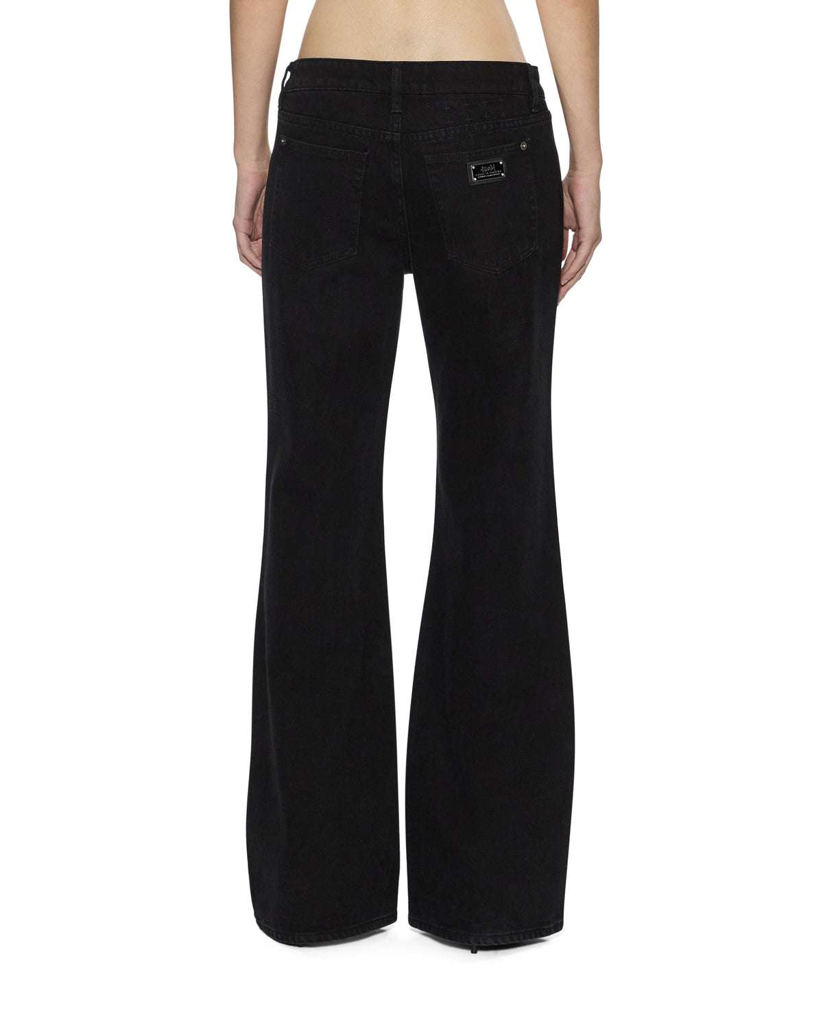 Womens Soho Lo Jet Black Bootcut Denim Jeans - Black