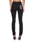 Womens Spray On Xtra Nightfall Skinny Denim Jeans - Black