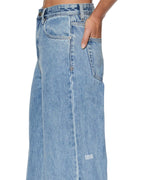 Womens Strider Authentik Wide Denim Jeans - Denim