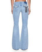 Womens Soho Lo Jean Krystal Western Slim Denim Jeans - Denim