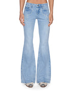 Womens Soho Lo Jean Krystal Western Slim Denim Jeans - Denim