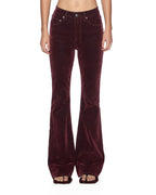 Womens Soho Merlot Slim Denim Jeans - Burgundy