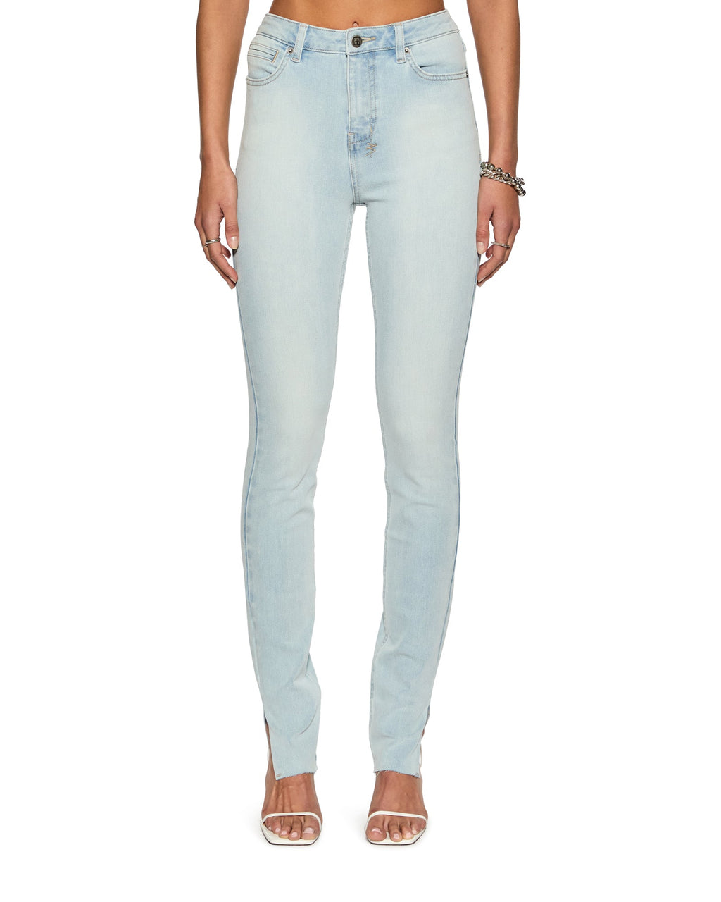 Womens Spray On Xtra Sense Sott Skinny Denim Jeans - Denim