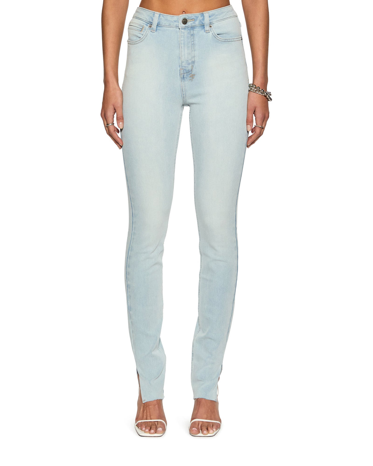 Womens Spray On Xtra Sense Sott Skinny Denim Jeans - Denim