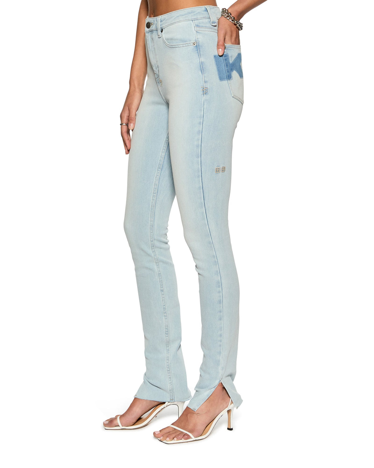 Womens Spray On Xtra Sense Sott Skinny Denim Jeans - Denim