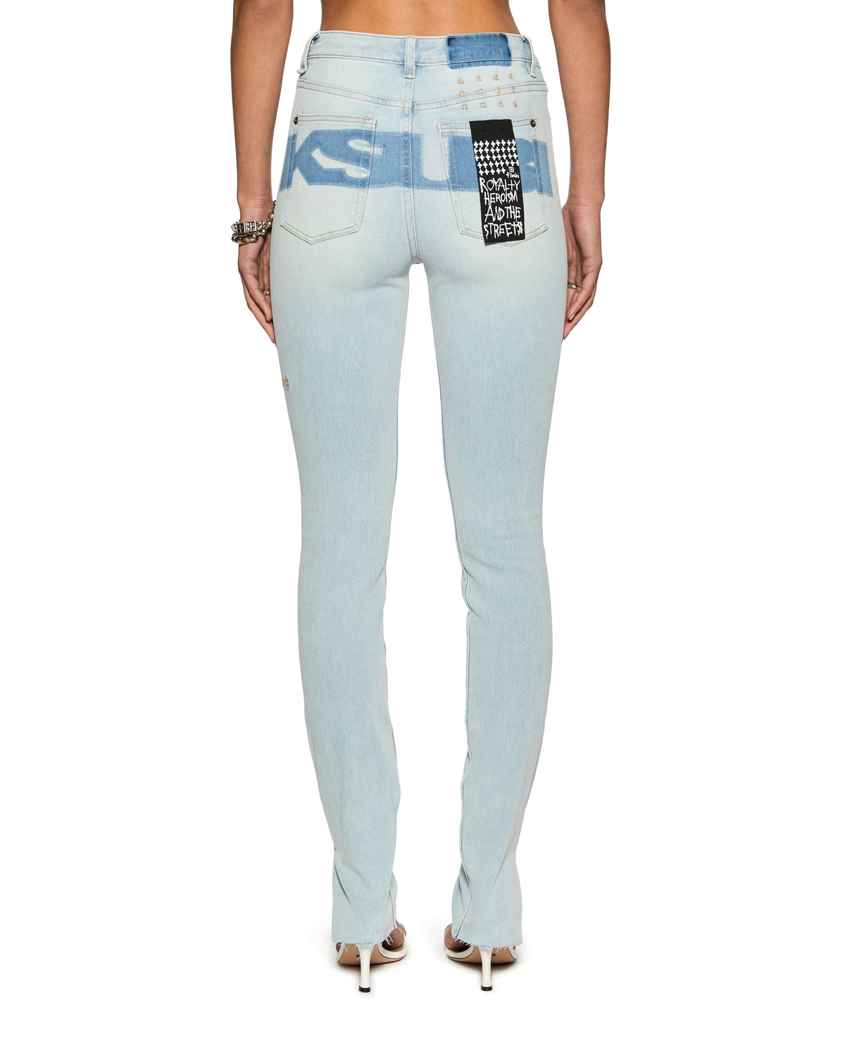 Womens Spray On Xtra Sense Sott Skinny Denim Jeans - Denim