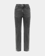 Womens Straight Up Lovestruck Slim Straight Denim Jeans - Black