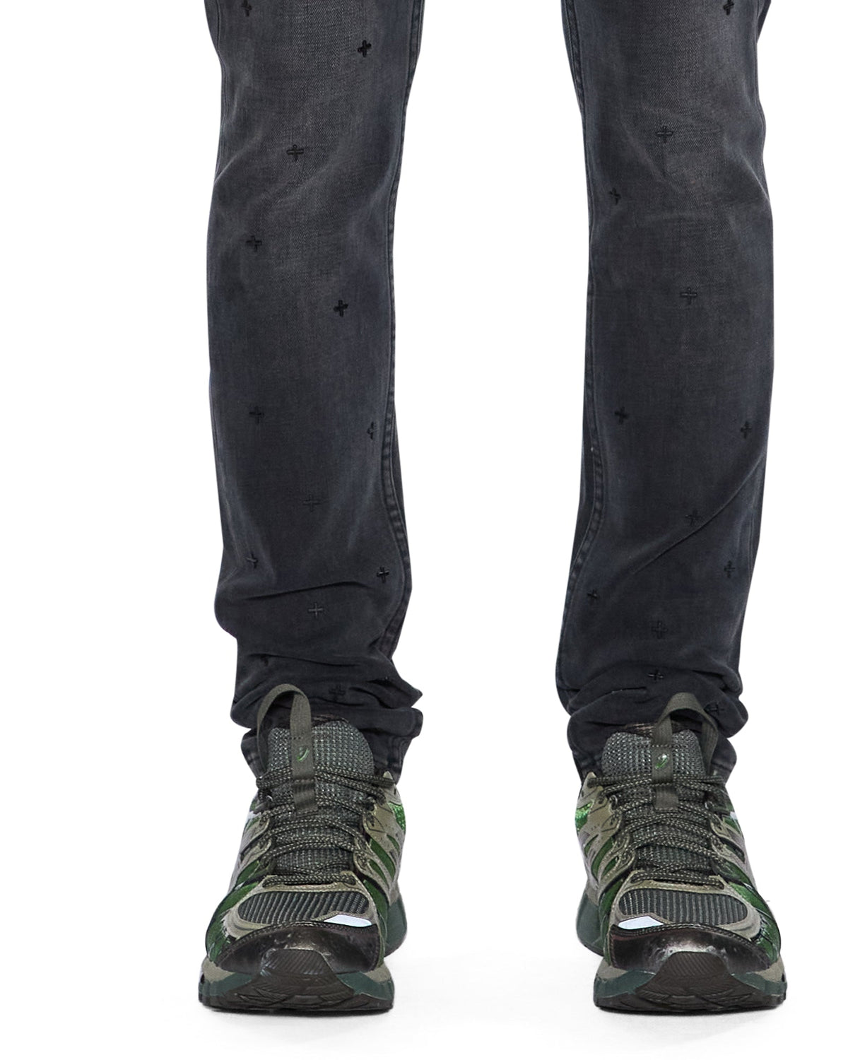 Mens Van Winkle 3rd Degree Black 99 Skinny Denim Jeans - Grey