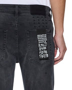 Mens Van Winkle 3rd Degree Black 99 Skinny Denim Jeans - Grey