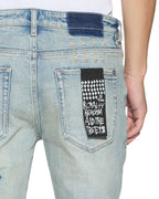 Mens Van Winkle Astral Paise Skinny Denim Jeans - Denim