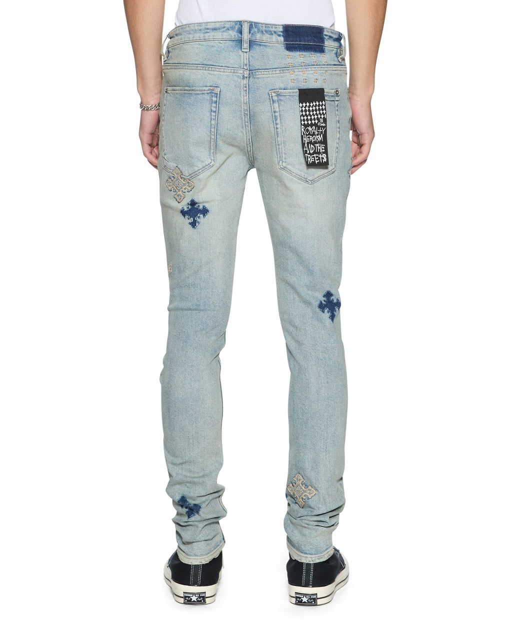 Mens Van Winkle Astral Paise Skinny Denim Jeans - Denim
