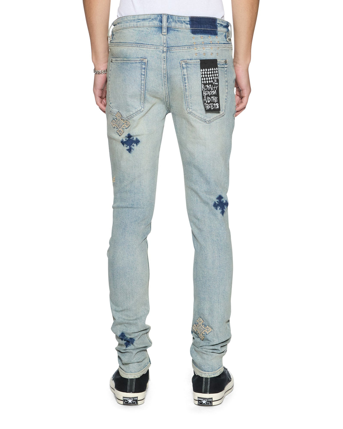 Mens Van Winkle Astral Paise Skinny Denim Jeans - Denim
