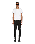 Mens Van Winkle Black Rebel Skinny Denim Jeans - Black