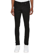 Mens Van Winkle Black Rebel Skinny Denim Jeans - Black