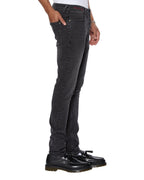 Mens Van Winkle Black Rokk Skinny Denim Jeans - Black