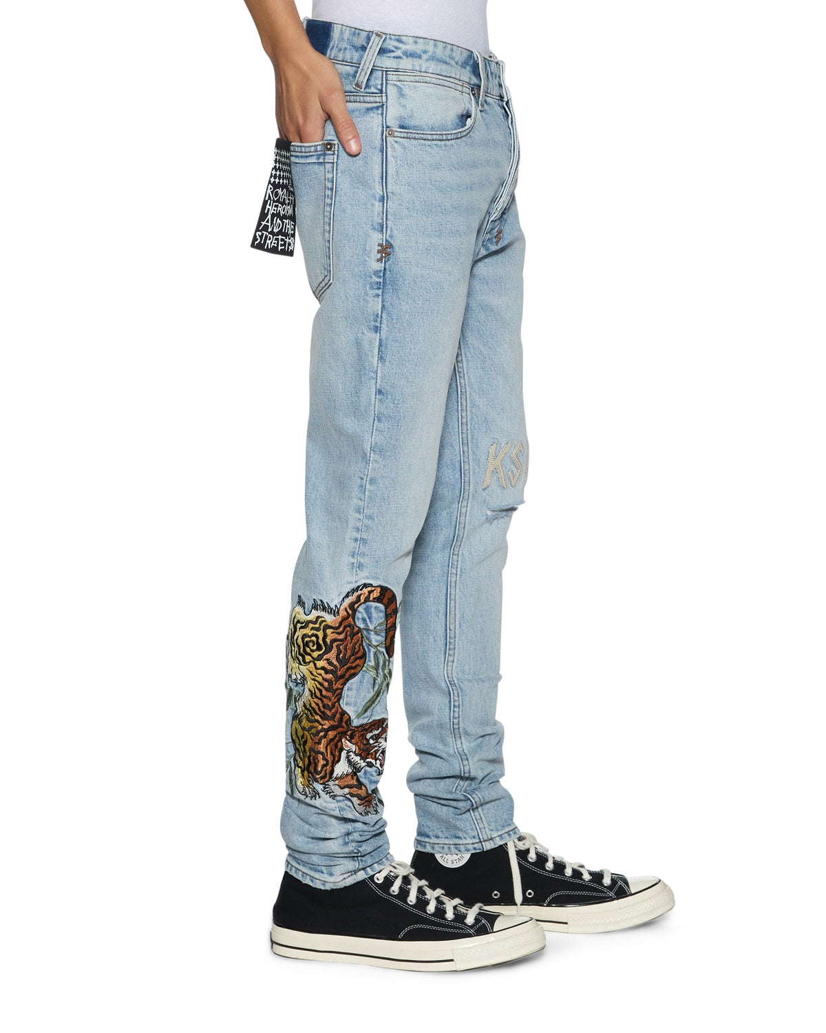 Mens Van Winkle Duke 4eva Skinny Denim Jeans - Denim