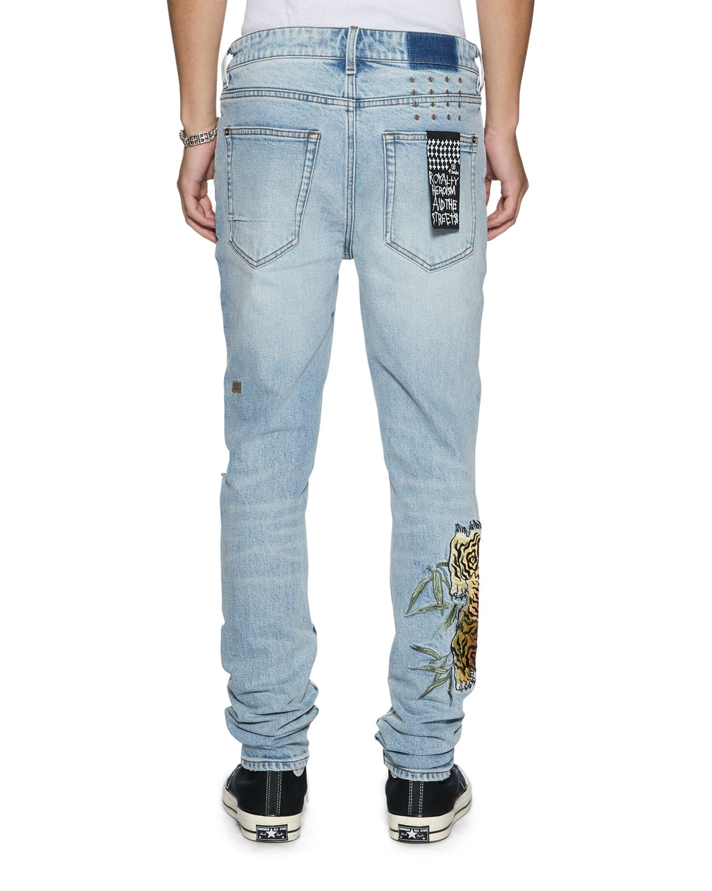Mens Van Winkle Duke 4eva Skinny Denim Jeans - Denim