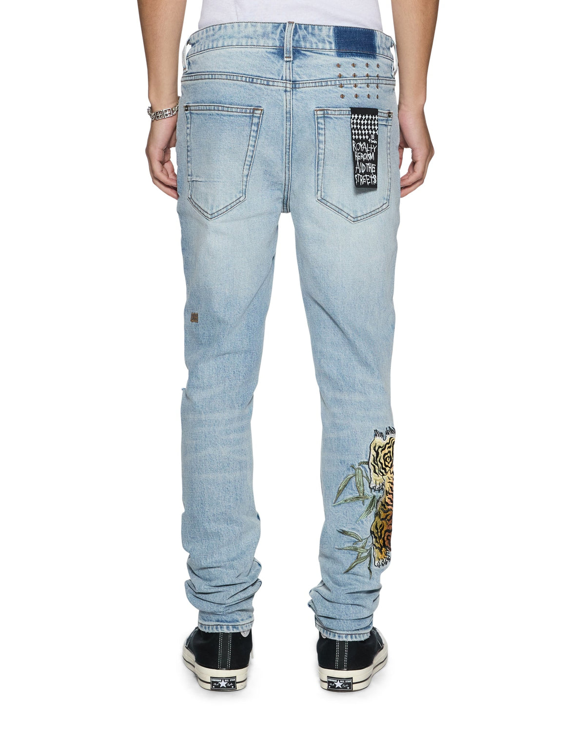 Mens Van Winkle Duke 4eva Skinny Denim Jeans - Denim