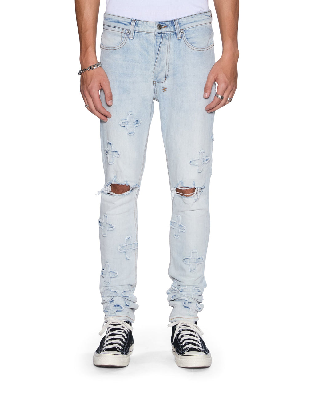 Mens Van Winkle Kraftwerk Skinny Denim Jeans - Denim
