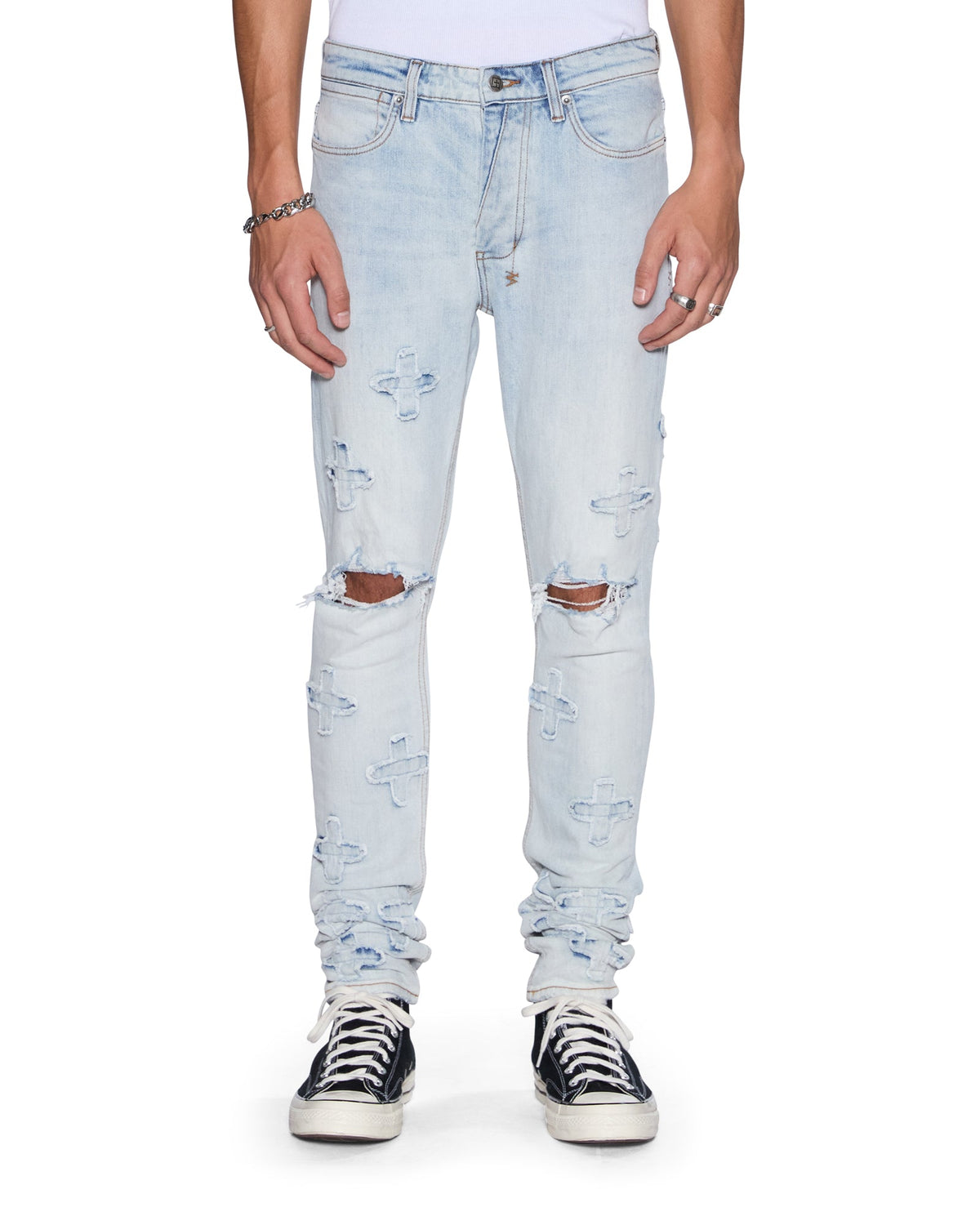 Mens Van Winkle Kraftwerk Skinny Denim Jeans - Denim