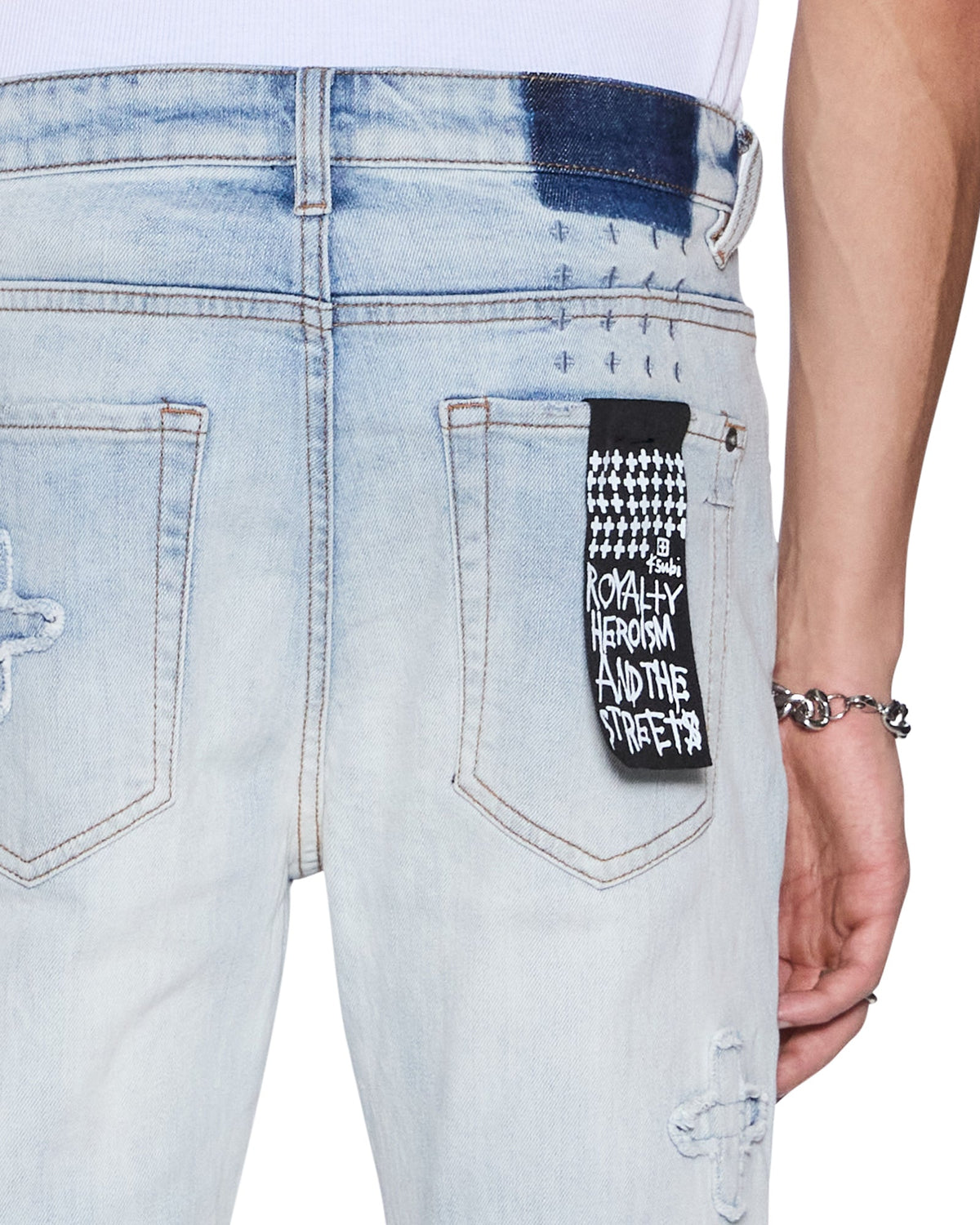 Mens Van Winkle Kraftwerk Skinny Denim Jeans - Denim