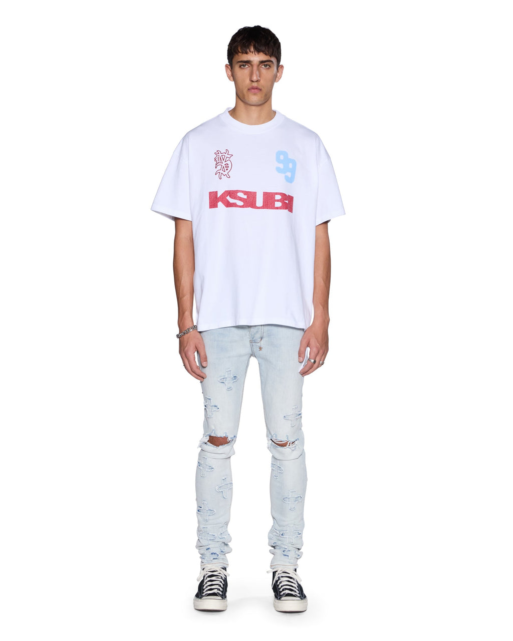 Mens Van Winkle Kraftwerk Skinny Denim Jeans - Denim