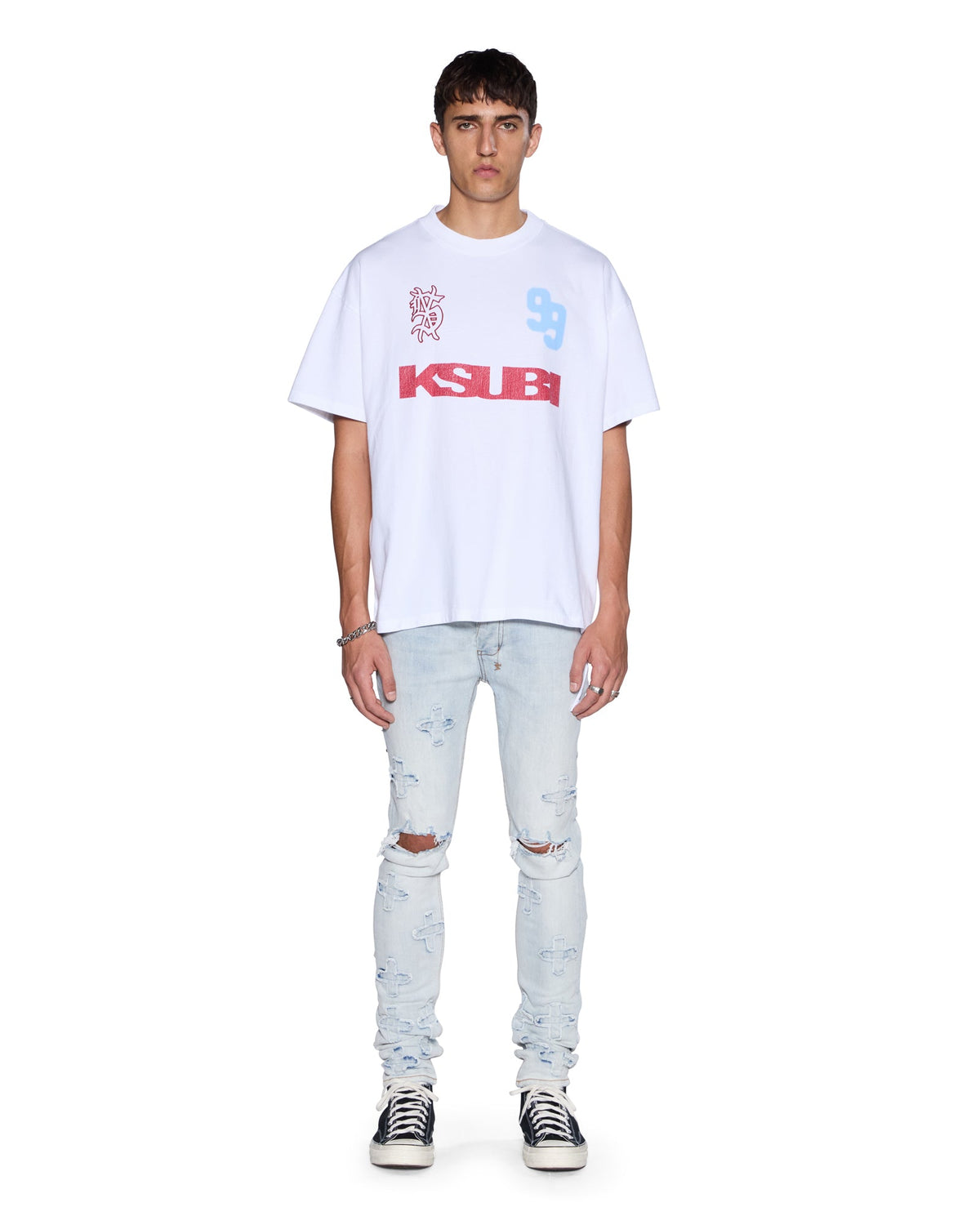 Mens Van Winkle Kraftwerk Skinny Denim Jeans - Denim