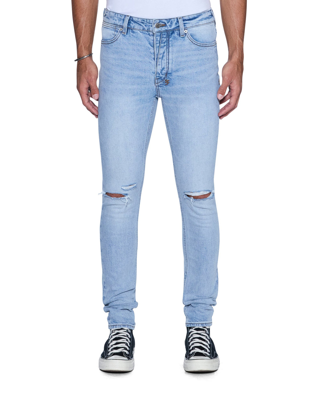 Mens Van Winkle Krystal Skinny Denim Jeans - Denim