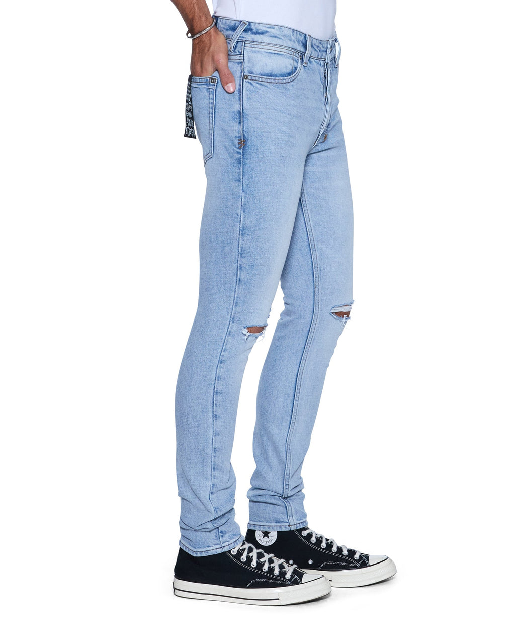 Mens Van Winkle Krystal Skinny Denim Jeans - Denim