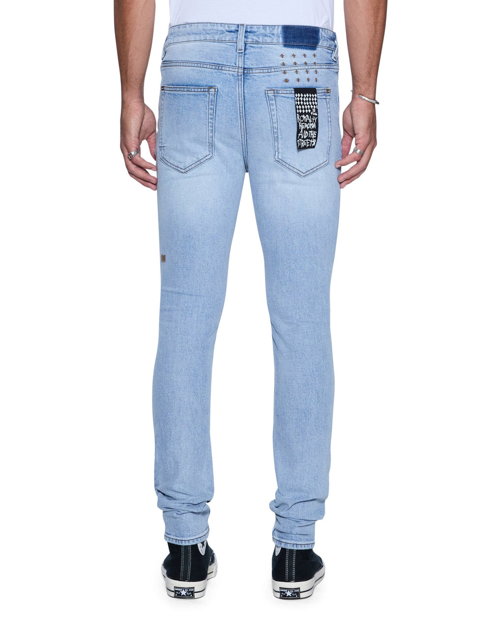 Mens Van Winkle Krystal Skinny Denim Jeans - Denim