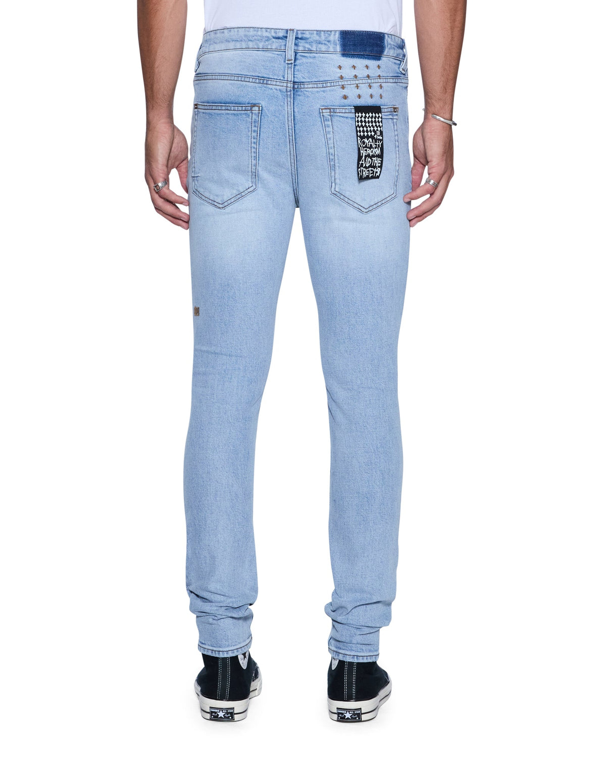 Mens Van Winkle Krystal Skinny Denim Jeans - Denim