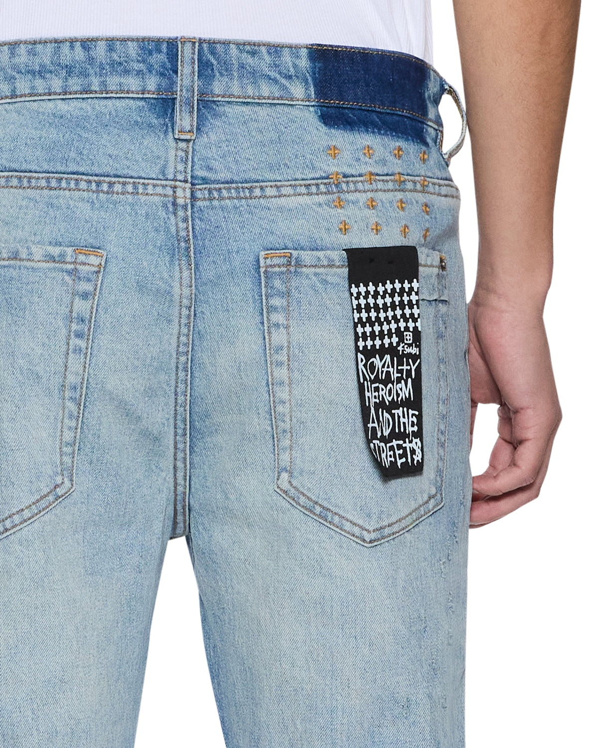 Mens Van Winkle Manhattan 1999 Skinny Denim Jeans - Denim
