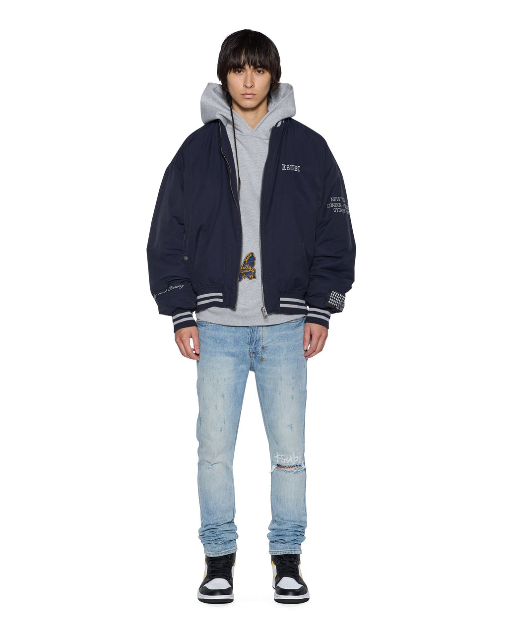 Mens Van Winkle Manhattan 1999 Skinny Denim Jeans - Denim