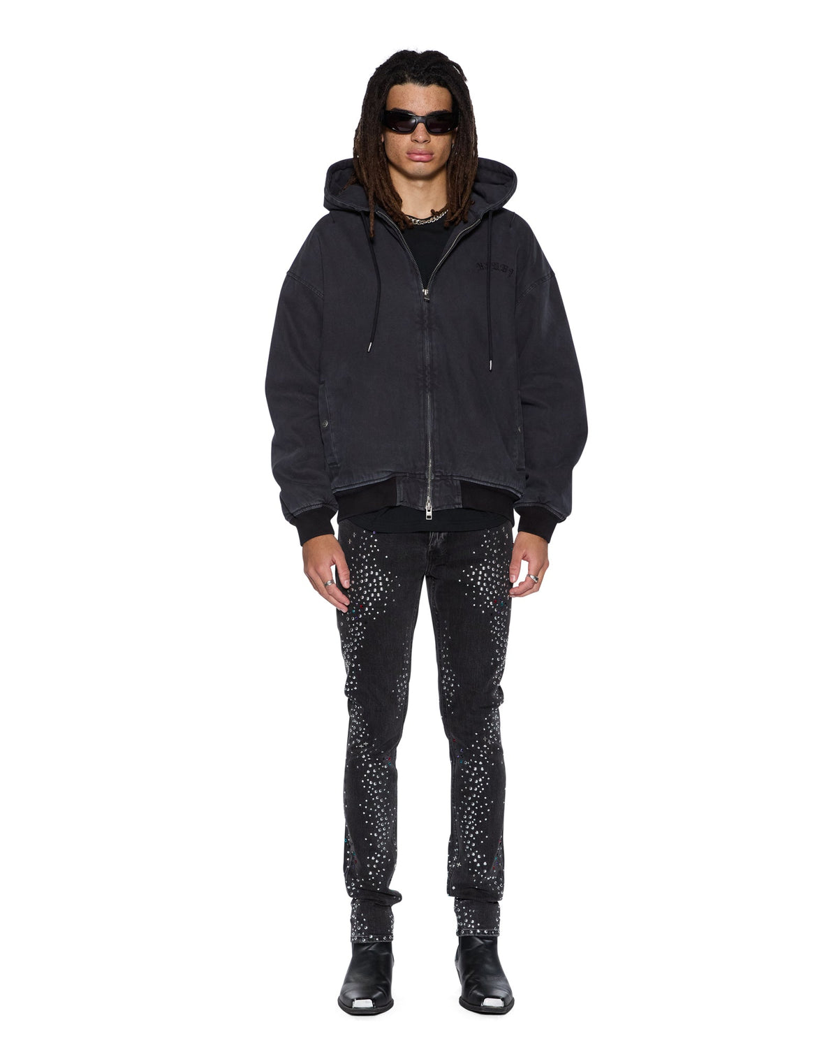 Mens Van Winkle Renaissance Skinny Denim Jeans - Black