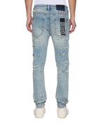 Mens Van Winkle Scatter Blue Skinny Denim Jeans - Denim
