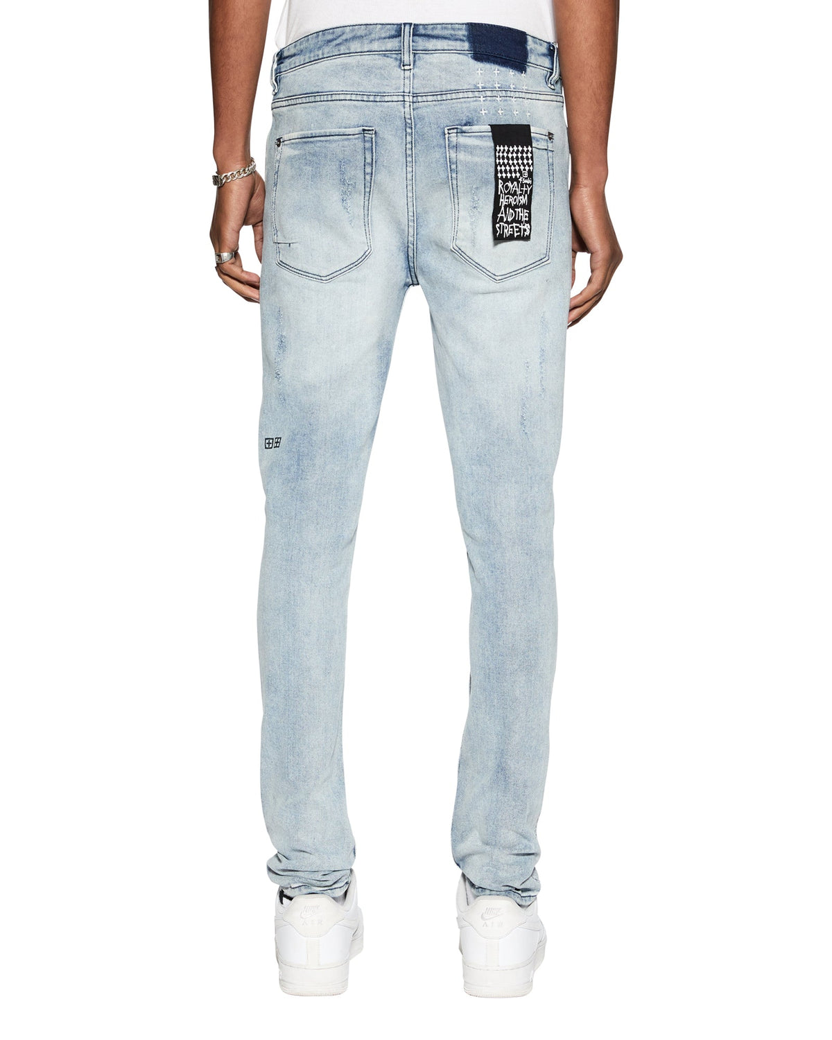 Mens Van Winkle Trashed Dreams Skinny Denim Jeans - Denim