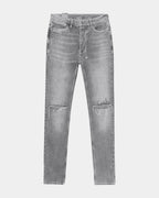 Mens Van Winkle Thrifted Skinny Denim Jeans - Grey