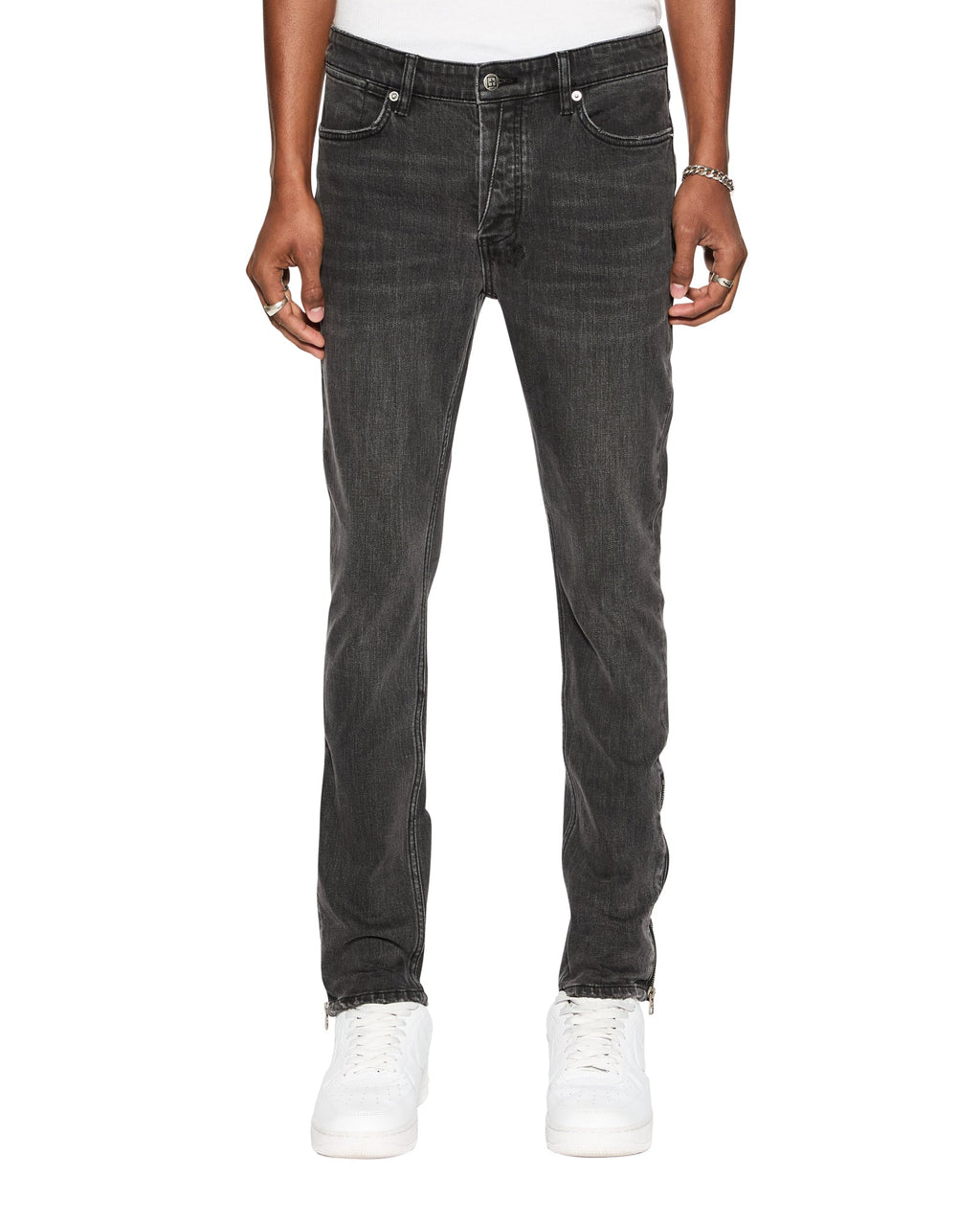 Mens Van Winkle Angst Chamber Skinny Denim Jeans - Black