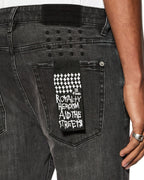 Mens Van Winkle Angst Chamber Skinny Denim Jeans - Black