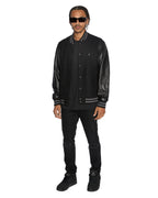Mens Van Winkle Apex Krystal Repair Skinny Denim Jeans - Black
