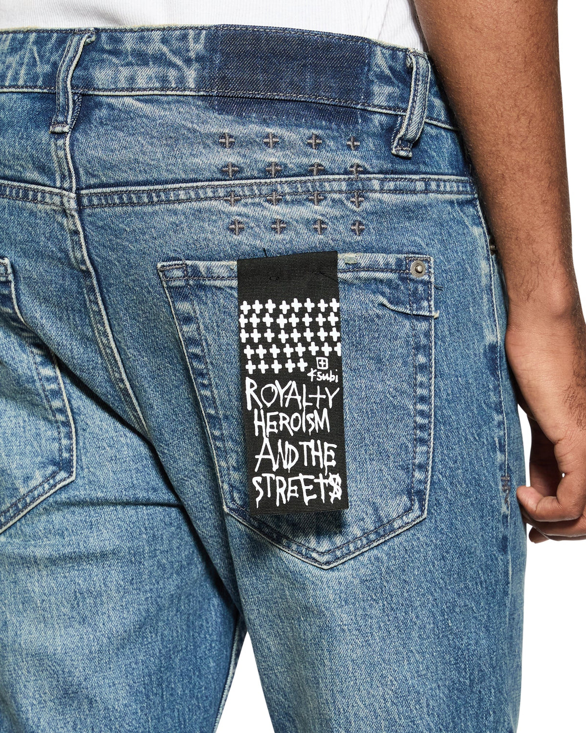 Mens Van Winkle Mids Skinny Denim Jeans - Denim