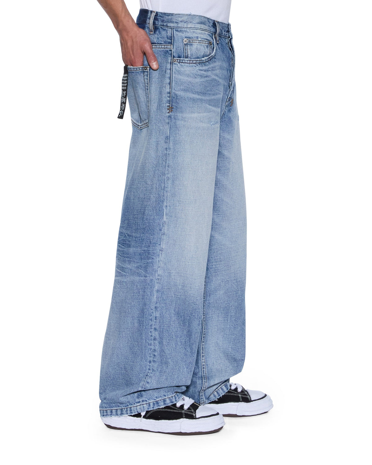 Mens Maxx Dakota Blue Baggy Denim Jeans - Denim