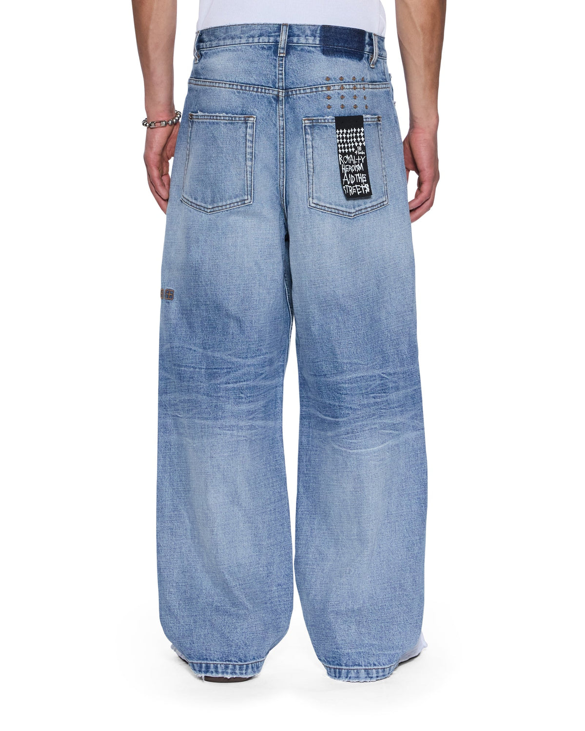 Mens Maxx Dakota Blue Baggy Denim Jeans - Denim