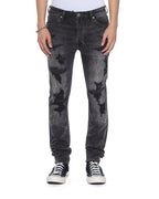Mens Van Winkle Retorqued Repair Skinny Denim Jeans - Grey