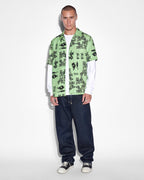 Mens Anti K Rinsed Relaxed Denim Jeans - Denim