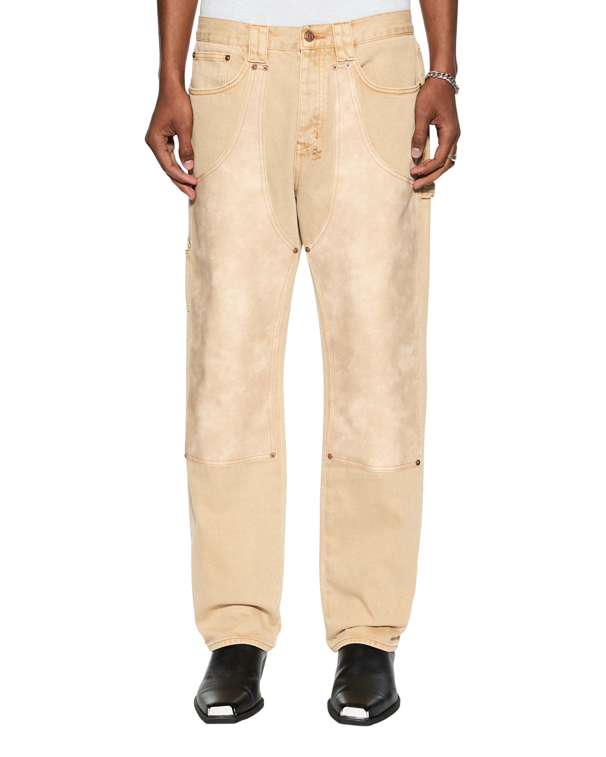 Mens Anti K Standoff Relaxed Pants - Tan