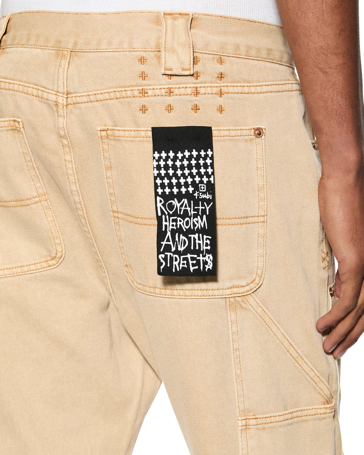 Mens Anti K Standoff Relaxed Pants - Tan